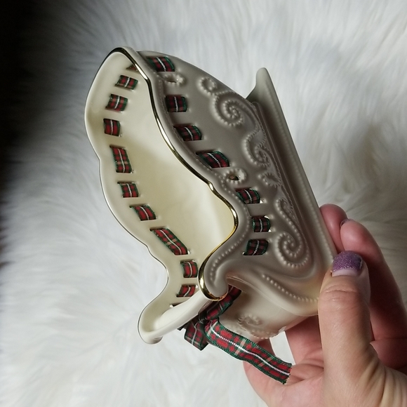 Lenox Holiday Lenox Christmas Sleigh Candy Dish Poshmark